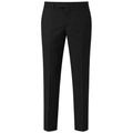 Tailored Wool-Blend Trousers – Jet Black | Lidian Viintake