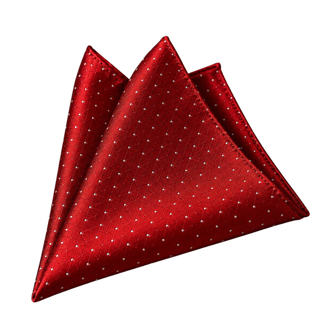 Silk Pocket Square – Crimson Red | Lidian Viintake