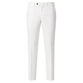 Tailored Wool-Blend Trousers – Pure White | Lidian Viintake